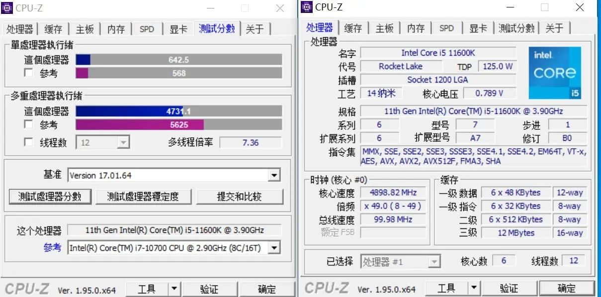 i5-11600K