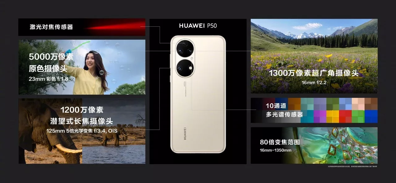دليل اختيار سلسلة Huawei P50