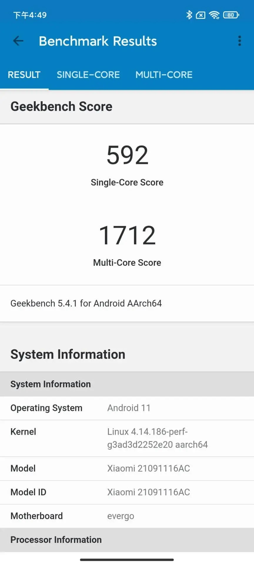 Redmi-Hinweis 11 Auswertung