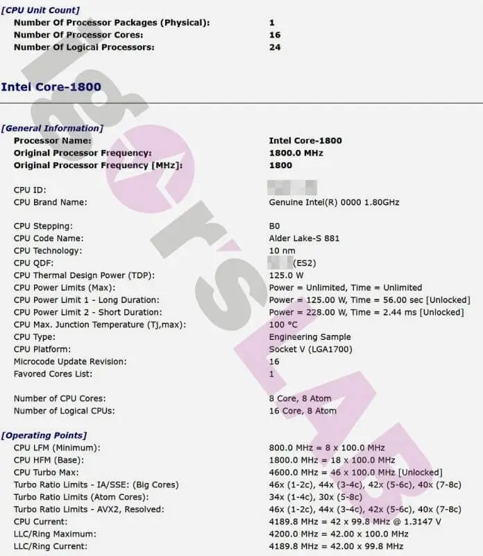 Intel Core-1800