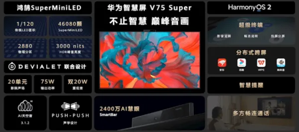 華為智慧屏V75 Super