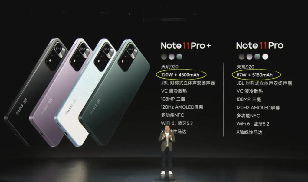 Redmi Note 11 Pro和Redmi Note 11 Pro+有何不同