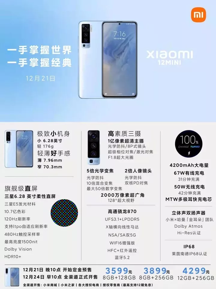 Xiaomi Mi 12 mini